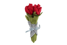 Afbeelding in Gallery-weergave laden, Take Me Home bosje met 3 rozen pluche 22cm - Rood