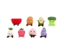 Afbeelding in Gallery-weergave laden, Fluffy Menu groente en fruit pluche 12-14 cm