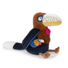 Afbeelding in Gallery-weergave laden, Moulin Roty - La Foret Mawa - Grote knuffel Neushoornvogel Litchi