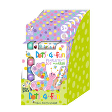 Afbeelding in Gallery-weergave laden, Haku Yoka Dots-4-Fun dot markers set 8 stuks parelmoer