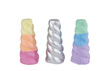 Afbeelding in Gallery-weergave laden, Sun Fun Unicorn hoorn stoepkrijt - set 3 stuks