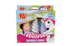 Afbeelding in Gallery-weergave laden, Sun Fun Unicorn hoorn stoepkrijt - set 3 stuks