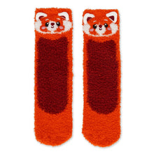 Afbeelding in Gallery-weergave laden, Roos Nobels ❤️ Legami t's A Match! - Non-slip Socks - Rode Panda - Adult Size 35-42
