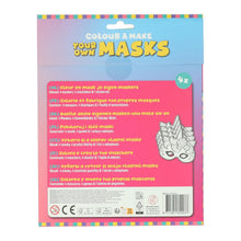 Afbeelding in Gallery-weergave laden, Kleur en maak je eigen masker - set 4 stuks - Eenhoorn
