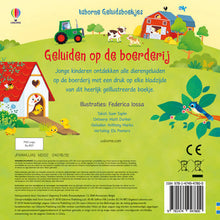Afbeelding in Gallery-weergave laden, Usborne geluidenboek - Geluiden op de boerderij - Sam Taplin