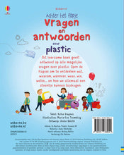 Afbeelding in Gallery-weergave laden, Usborne boek - Vragen en antwoorden over plastic Achter het flapje - Katie Daynes, Marie-Eve Tremblay