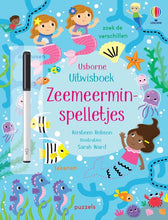 Afbeelding in Gallery-weergave laden, Usborne uitwisboek - Zeemeerminspelletjes