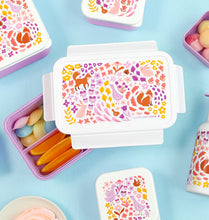 Afbeelding in Gallery-weergave laden, A Little Lovely Company Bento lunch box - Bloementuin