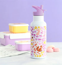 Afbeelding in Gallery-weergave laden, A Little Lovely Company XL RVS drinkfles 500 ml - Bloementuin