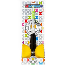 Afbeelding in Gallery-weergave laden, Acrobat rubber diabolo met aluminium handsticks - Geel