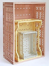 Afbeelding in Gallery-weergave laden, Aykasa Midibox opvouwbaar krat - Milky Tea / zachtroze