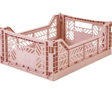 Afbeelding in Gallery-weergave laden, Aykasa Midibox opvouwbaar krat - Milky Tea / zachtroze