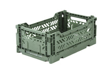 Afbeelding in Gallery-weergave laden, Aykasa Minibox opvouwbaar krat - Amandelgroen