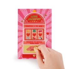 Afbeelding in Gallery-weergave laden, Legami Valentijn - Scratch off to reveal card - wenskaart Love Jackpot