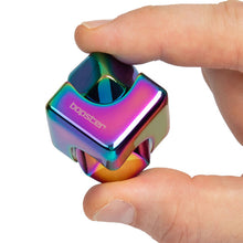 Afbeelding in Gallery-weergave laden, Bopster - Cube Spinner fidget toy - Multicolour metallic