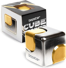 Afbeelding in Gallery-weergave laden, Bopster - Cube Spinner fidget toy - silver/gold