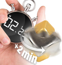 Afbeelding in Gallery-weergave laden, Bopster - Cube Spinner fidget toy - silver/gold