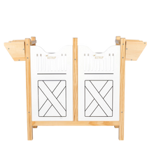 Afbeelding in Gallery-weergave laden, By Astrup houten paardenbox voor 4 stokpaarden