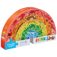 Afbeelding in Gallery-weergave laden, Crocodile Creek - Puzzel Dierenregenboog - 100 Stukjes