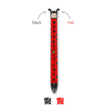 Afbeelding in Gallery-weergave laden, Legami Balpen Click en Clack Ladybug 1 mm - Rode-Zwarte Inkt - Secret 2026