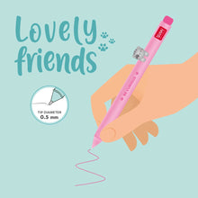 Afbeelding in Gallery-weergave laden, Roos Nobels ❤️ Legami Gel Pen with "Be Curious" Kitty Animal Decoration - Lovely Friends
