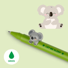 Afbeelding in Gallery-weergave laden, Legami Gel Pen with "Let Me Sleep" Koala Animal Decoration - Lovely Friends