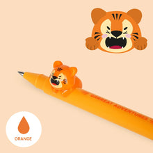 Afbeelding in Gallery-weergave laden, Victor Deckers ❤️ Legami Gel Pen with "Grrreat Adventures" Tiger Animal Decoration - Lovely Friends