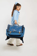Afbeelding in Gallery-weergave laden, Caramel & Cie - Medium boekentas Froufrous Stella blauw - MSA11_4340