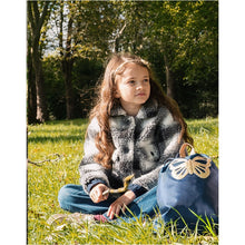 Afbeelding in Gallery-weergave laden, Caramel & Cie gymtas sportzak Butterfly vlinder blauw - GB07_0204