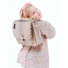 Afbeelding in Gallery-weergave laden, Caramel & Cie kleine schooltas Froufrous glitter koper - SSA08_4320