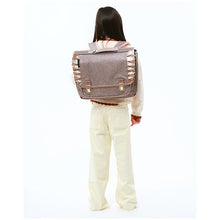 Afbeelding in Gallery-weergave laden, Caramel & Cie medium boekentas Froufrous glitter koper - MSA08_4320