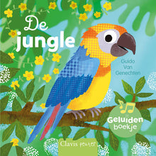 Afbeelding in Gallery-weergave laden, Clavis boek - De jungle geluidenboekje - Guido Van Genechten