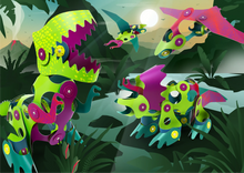 Afbeelding in Gallery-weergave laden, Clixo | Dino Series - 30 pcs - Dino Adventure Pack