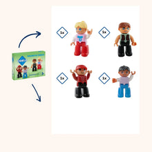Afbeelding in Gallery-weergave laden, Coblo uitbreidingsset magnetische mannetjes - set 4 stuks