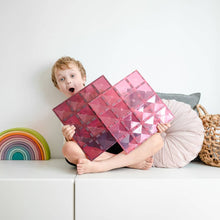 Afbeelding in Gallery-weergave laden, Connetix - Pastel Pink & Berry Base Plate 2 stuks