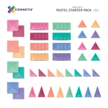 Afbeelding in Gallery-weergave laden, Connetix Pastel Starter Pack 64-delige set