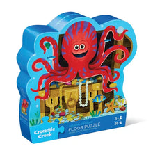 Afbeelding in Gallery-weergave laden, Crocodile Creek - Puzzel De Schat Van De Octopus - 36 Stukjes