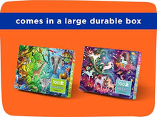 Afbeelding in Gallery-weergave laden, Crocodile Creek Holographic Foil puzzel 5+ 100 stukjes - Eenhoorn melkweg