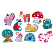Afbeelding in Gallery-weergave laden, Crocodile Creek - Let's begin puzzel 2 stukjes - Eenhoorn