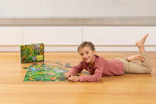 Afbeelding in Gallery-weergave laden, Crocodile Creek Holographic Foil puzzel 5+ 100 stukjes - Jungle Paradijs