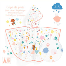 Afbeelding in Gallery-weergave laden, Djeco regencape maat Small (3-5 jaar) - Cats - DD04670