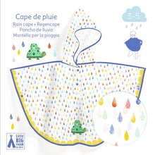 Afbeelding in Gallery-weergave laden, Djeco regencape maat Small (3-5 jaar) - Schildpad - DD04673