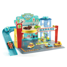 Afbeelding in Gallery-weergave laden, Djeco Crazy Motors houten garage - DJ05495