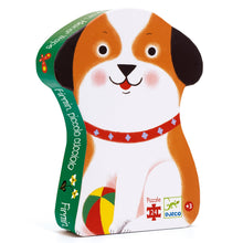 Afbeelding in Gallery-weergave laden, Djeco silhouette puzzel 24 stukjes - Chien Firmin de hond - DJ07280