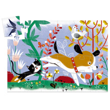 Afbeelding in Gallery-weergave laden, Djeco silhouette puzzel 24 stukjes - Chien Firmin de hond - DJ07280