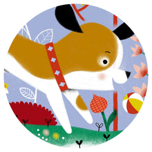 Afbeelding in Gallery-weergave laden, Djeco silhouette puzzel 24 stukjes - Chien Firmin de hond - DJ07280