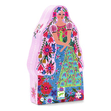 Afbeelding in Gallery-weergave laden, Djeco silhouette puzzel 36 stukjes - De prinses en de pauw - DJ07300