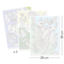 Afbeelding in Gallery-weergave laden, Djeco Colouring Gallery posters om in te kleuren - Vogels - DJ08691