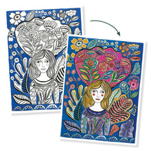 Afbeelding in Gallery-weergave laden, Djeco Colouring Gallery posters om in te kleuren - Bloemen - DJ08692