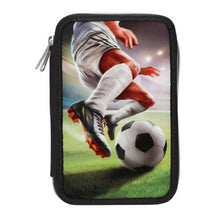 Afbeelding in Gallery-weergave laden, Depesche Action World - 2-vaks etui gevulde pennenzak Voetbal - 14185